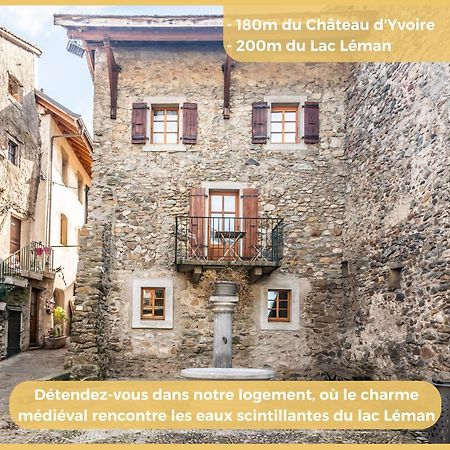 Maison En Duplex I Yvoire I Lac Leman I Medievale Kültér fotó