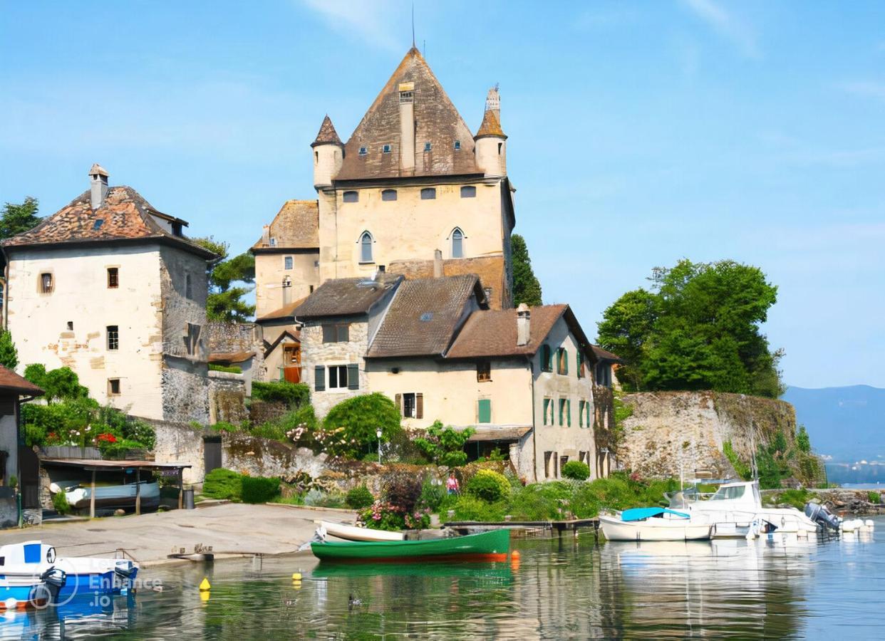 Maison En Duplex I Yvoire I Lac Leman I Medievale Kültér fotó